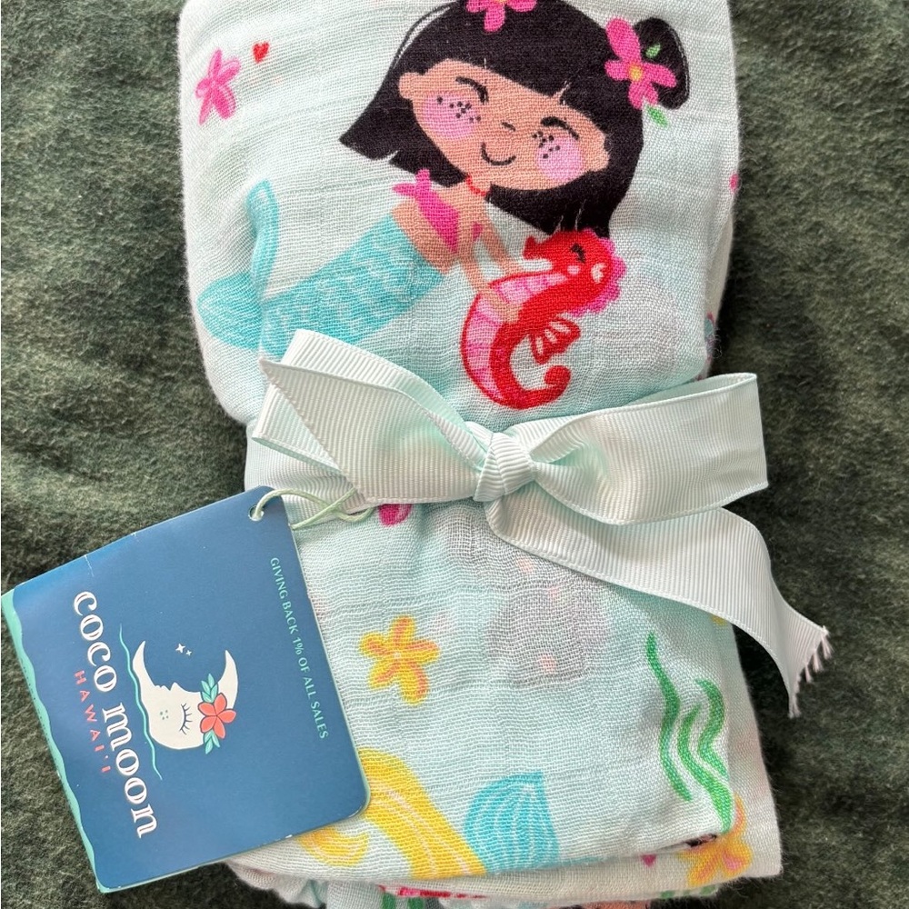 Coco Moon Kids Mermaid Bib - Multicolor